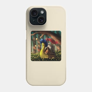 The Bard and His Castle Phone Case