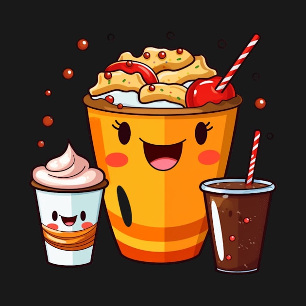 kawaii  junk food T-Shirt cute  funny by nonagobich