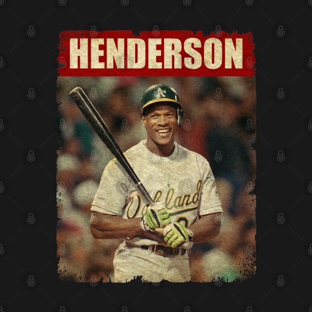 Rickey Henderson - NEW RETRO STYLE by FREEDOM FIGHTER PROD