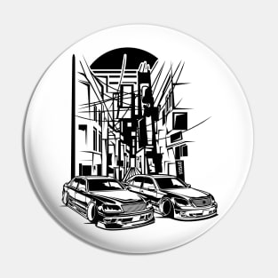 Yakuza street with Lexus LS Pin