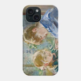 The Artist's Daughter, Julie, with her Nanny by Berthe Morisot Phone Case