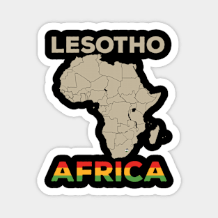 Lesotho-Africa Magnet
