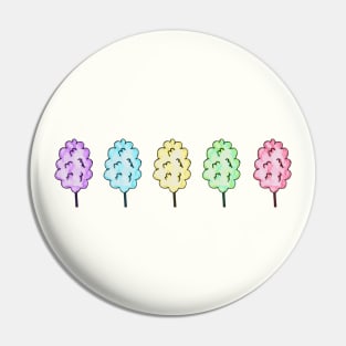 Colorful Cotton Candy Pin