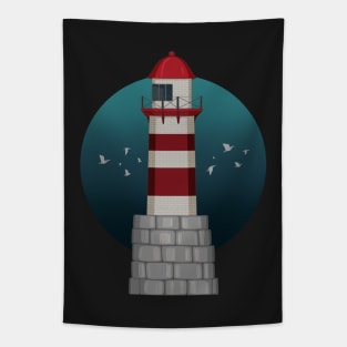 Lonesome Lighthhouse Tapestry