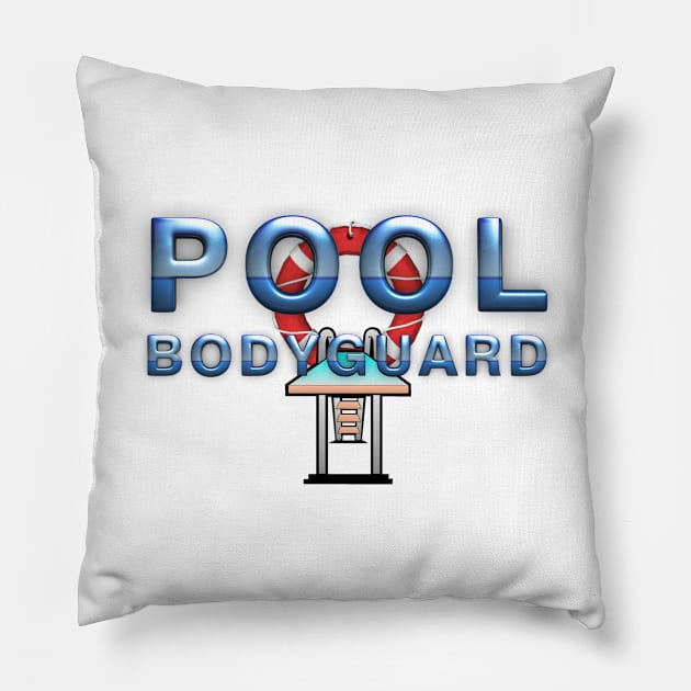 Pool Bodyguard Pillow by teepossible