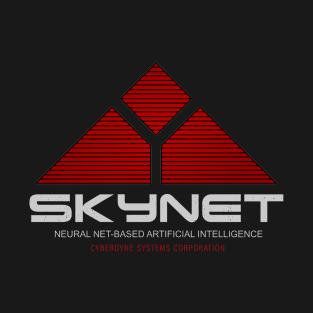 Skynet - Neural Net Based Artificial Intelligence - Vintage Logo T-Shirt