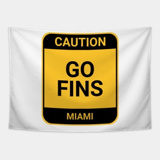 GO FINS Tapestry