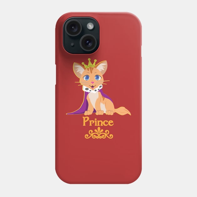 Prince Kitten Phone Case by SakuraDragon