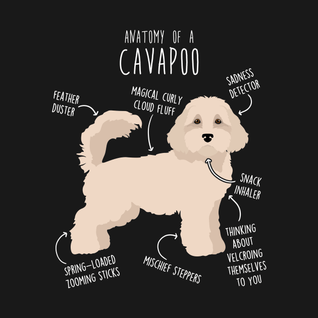 Cavapoo Dog Anatomy by Psitta