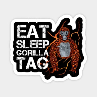 Gorilla Tag EAT SLEEP GORILLA TAG VR Gamer Merch Magnet