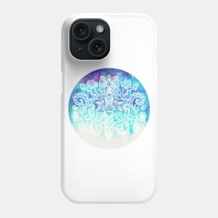 Indigo & Aqua Abstract Phone Case