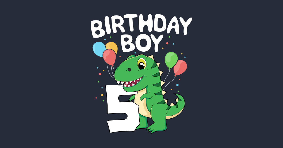 5 Birthday Boy SVG