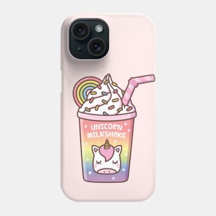 Cute Unicorn Milkshake Drink Phone Case