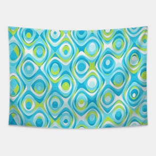 Blue pattern Tapestry