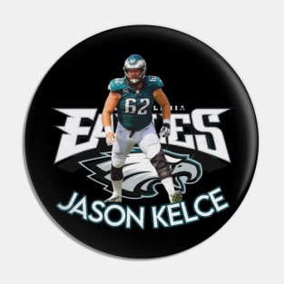 jason kelce : philadelphia eagles football Pin