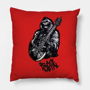 Black metal Pillow