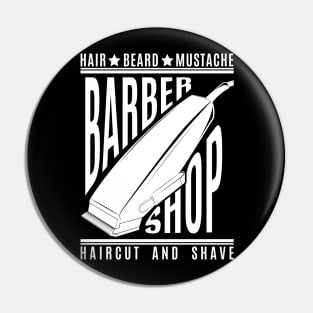Funny Get Faded Barber Hairdresser Hair Cut Maker Barbershop Pin