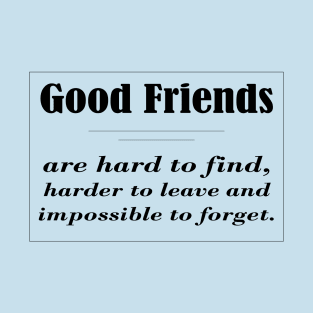 Good Friends Sticker T-Shirt