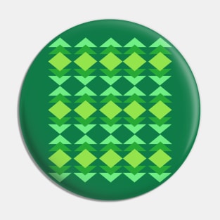 Modern Triangles in Green Pin