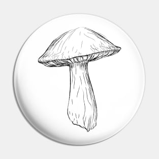 mushroom fineliner Pin