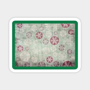 Snowflakes - Happy Holidays Magnet