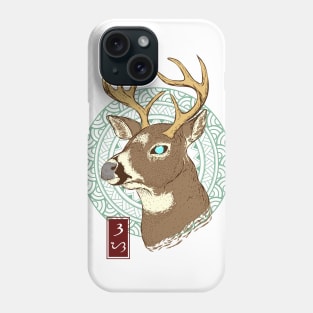 Deer - White Phone Case