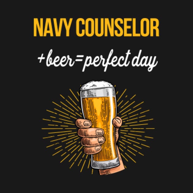 Navy Counselor Beer T-Shirt Navy Counselor Funny Gift Item by Bushf