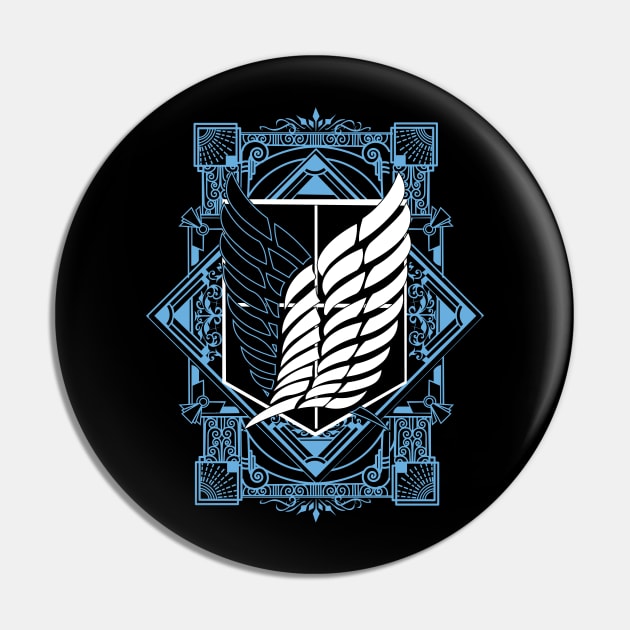 Scouting Legion AOT Anime Fanart Pin by Planet of Tees