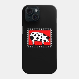 Cute Polka Dot Pig Phone Case