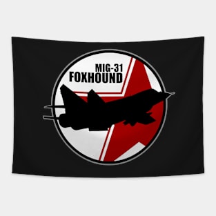 Mig-31 Foxhound Tapestry