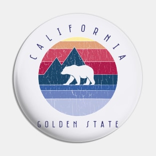 Caifornia bear Pin