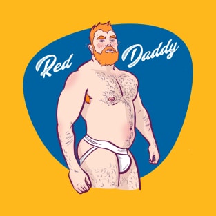 Red Daddy Tee Design T-Shirt