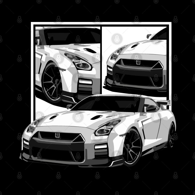 Nissan Skyline GTR r35, JDM Car by Cruise Dresses