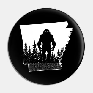 Arkansas Bigfoot Pin