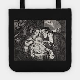 Retro Christmas Nativity Tote