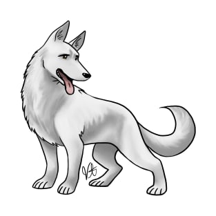 Dog - German Shepherd - White T-Shirt