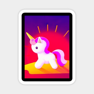 Minimal Unicorn Magnet