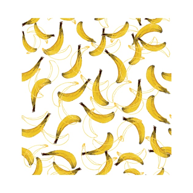 Banana pattern by Ellunardegloria