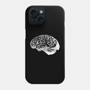 Anatomical Correct Brain Illustration Phone Case