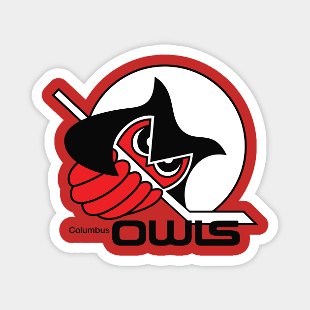 Columbus Owls Magnet by HeyBeardMon