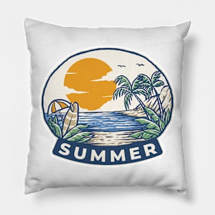 Summer - Hidden Paradise Pillow