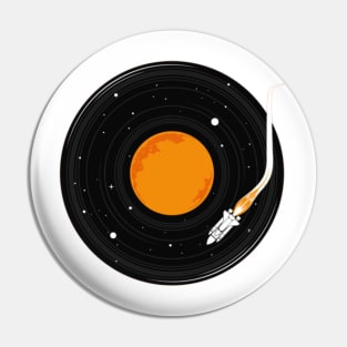 Space Record Pin