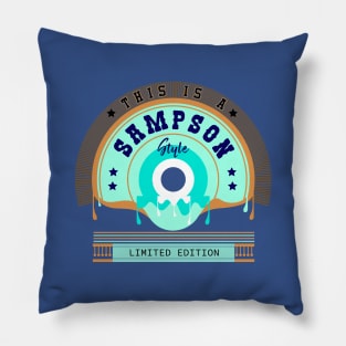 Sampson Name Style Pillow