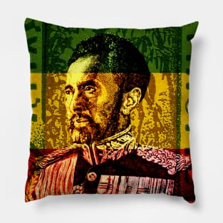 Haile Selassie Lion of Judah Emperor of Ethiopia Pillow
