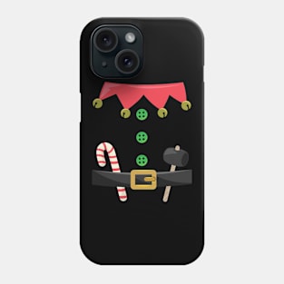 Funny Christmas elf costume Elf Santa Merry Christmas Phone Case