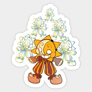 Sun & Moon Animatronics Sticker for Sale by MtnDew3301