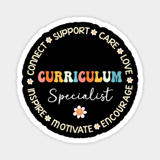 Cute Curriculum Specialist Squad Appreciation Back To School Magnet