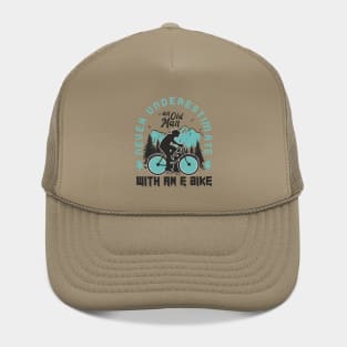 Never Underestimate an Old Man With an EBike Hat
