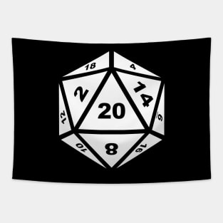 D20 Dice Roll Tapestry