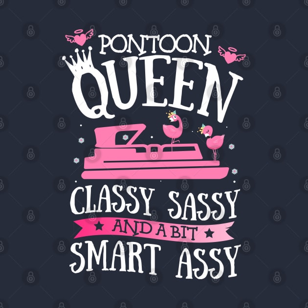 Pontoon Queen Gift Funny Pontoon Lover Gift Idea by Salt88